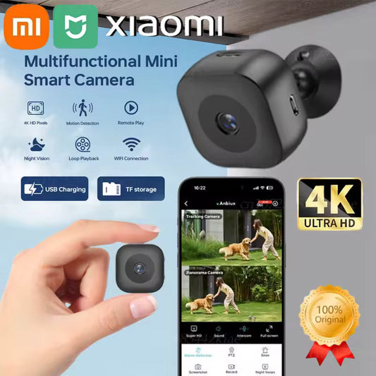 Xiaomi MIJIA 4K Mini cámara de seguridad: vigilancia a todo color, día y noche