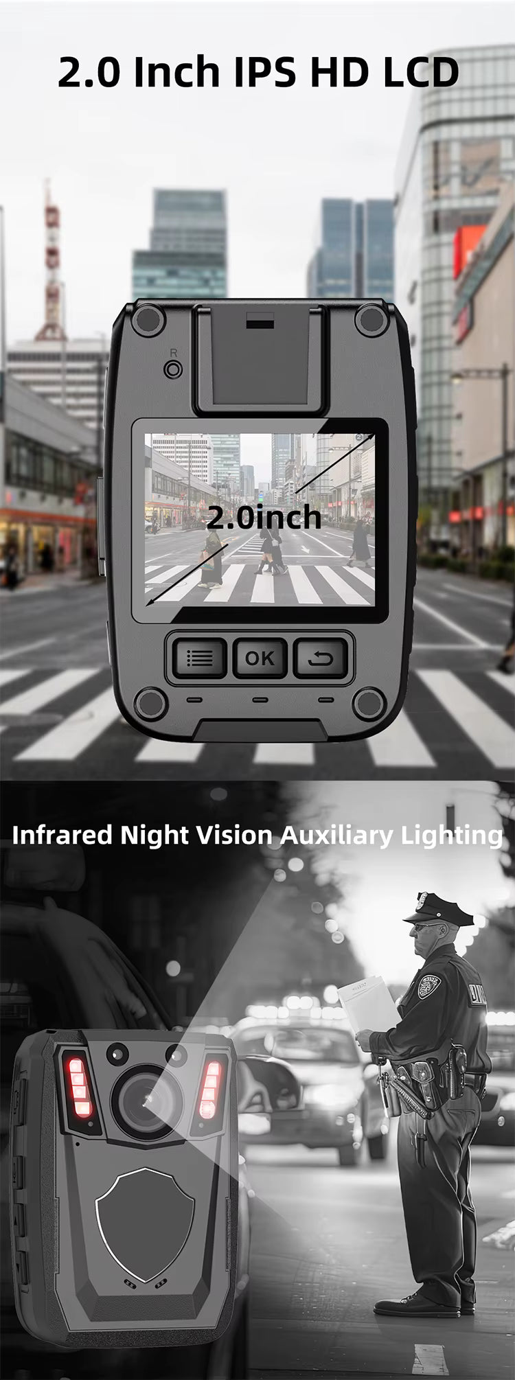 Mini Cámara de Seguridad 4K 50MP IP66 Impermeable con Visión Nocturna